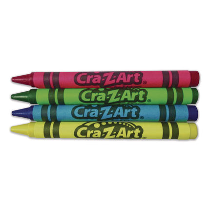 Crayons, 4 Assorted Colors, 4/Box, 12 Boxes/Pack