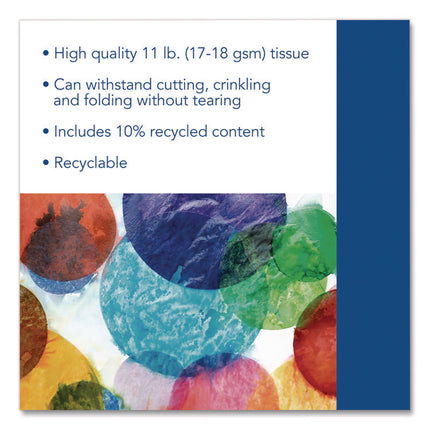 Spectra Art Tissue, 23 lb Tissue Weight, 20 x 30, Medium Blue, 24/Pack