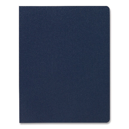 Solids Presentation Covers for Binding Systems, Unpunched, 11 x 8.75, Navy, 25/Pack