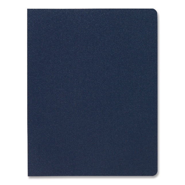 Solids Presentation Covers for Binding Systems, Unpunched, 11 x 8.75, Navy, 25/Pack