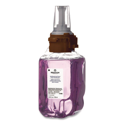 Antibacterial Foaming Hand Soap Refill for ADX-7 Dispenser, Plum Scent, 700 mL, 4/Carton