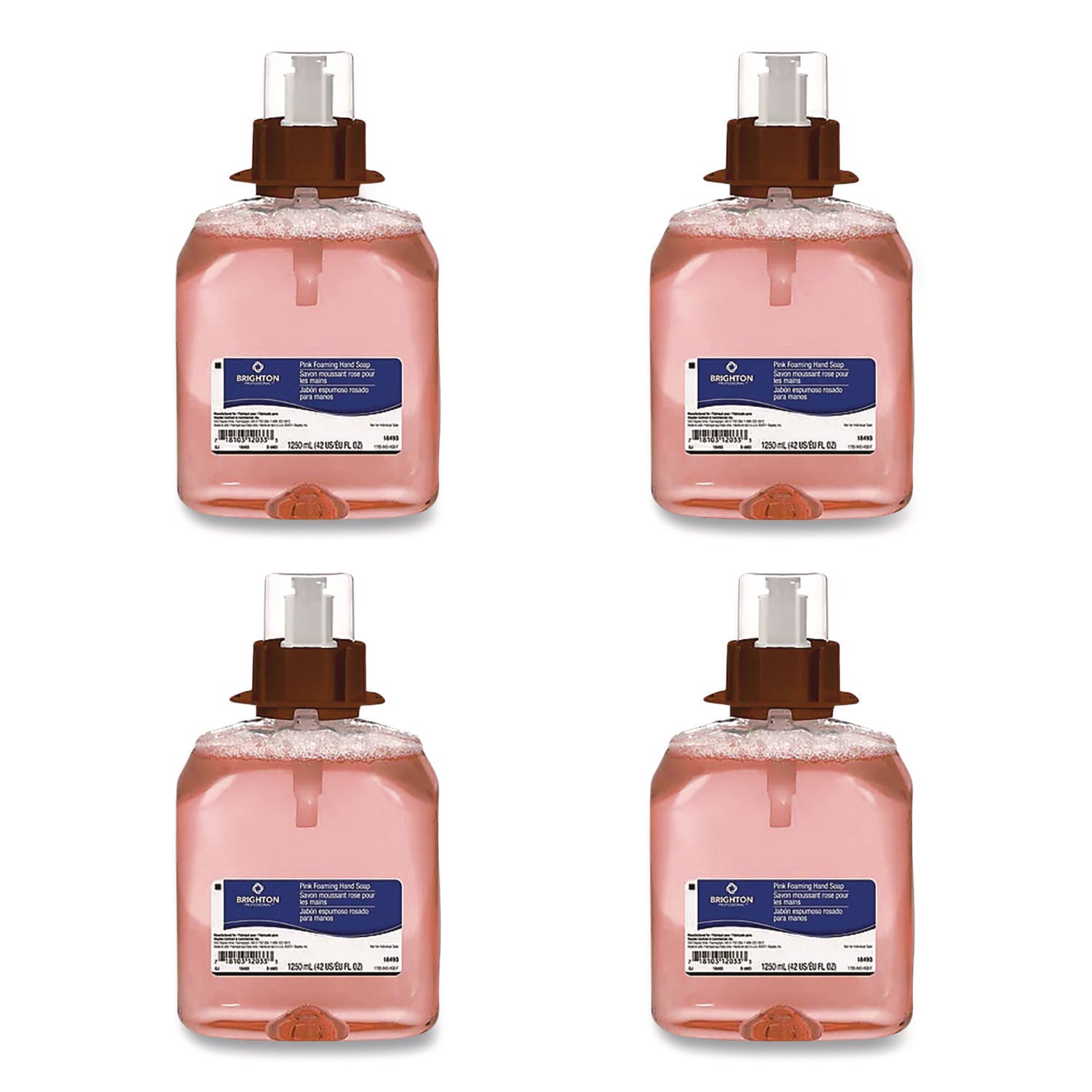 Foaming Hand Soap Refill for BP Dispenser, Fruity Scent, 1,250 mL, 4/Carton