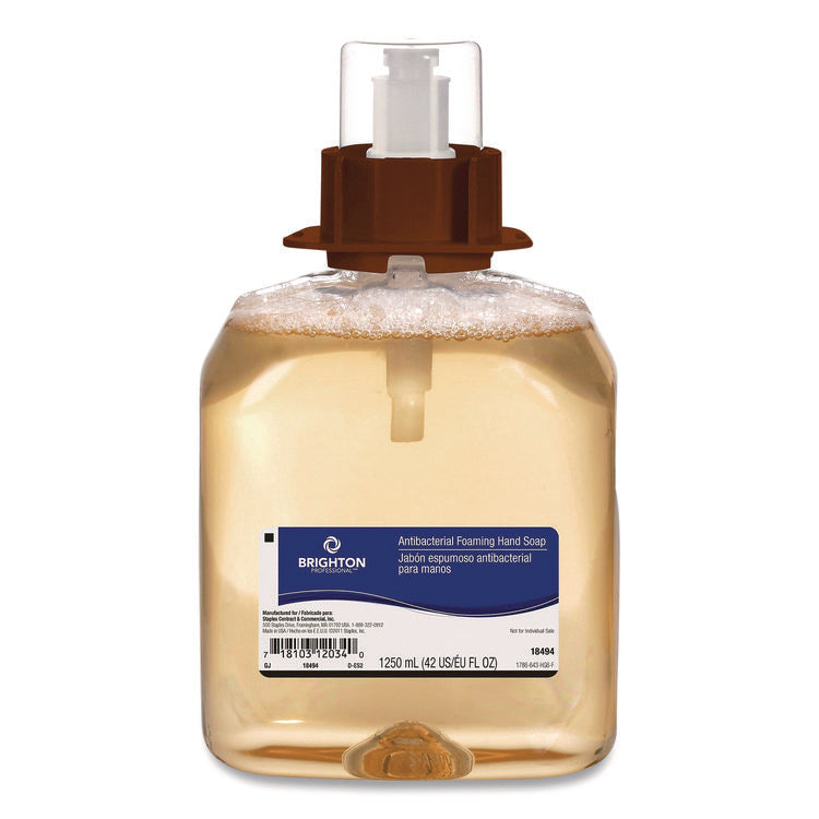 Antibacterial Foaming Hand Soap Refill for BP Dispensers, Orange Scent, 1,250 mL, 4/Carton