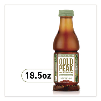 Zero Sugar Sweet Tea, 18.5 oz Bottle,12/Carton