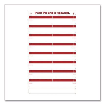 Type-On Write-On Sheet Style Labels, 8 Labels/Sheet, 31 Sheets/Pack