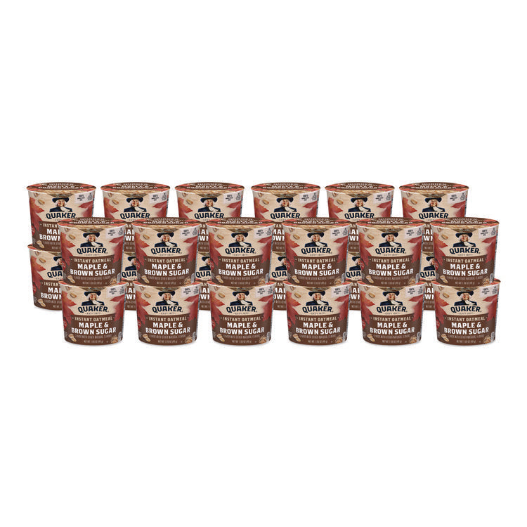 Instant Oatmeal, Maple Brown Sugar, 1.69 oz Packet, 24/Carton