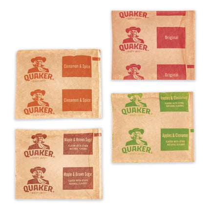 Instant Oatmeal, Assorted Flavors, 1.51 oz Packet, 64/Carton