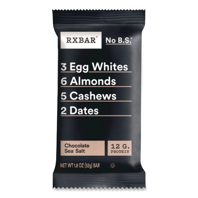 Adult Bars, Chocolate Sea Salt, 1.83 oz Bar, 12/Box