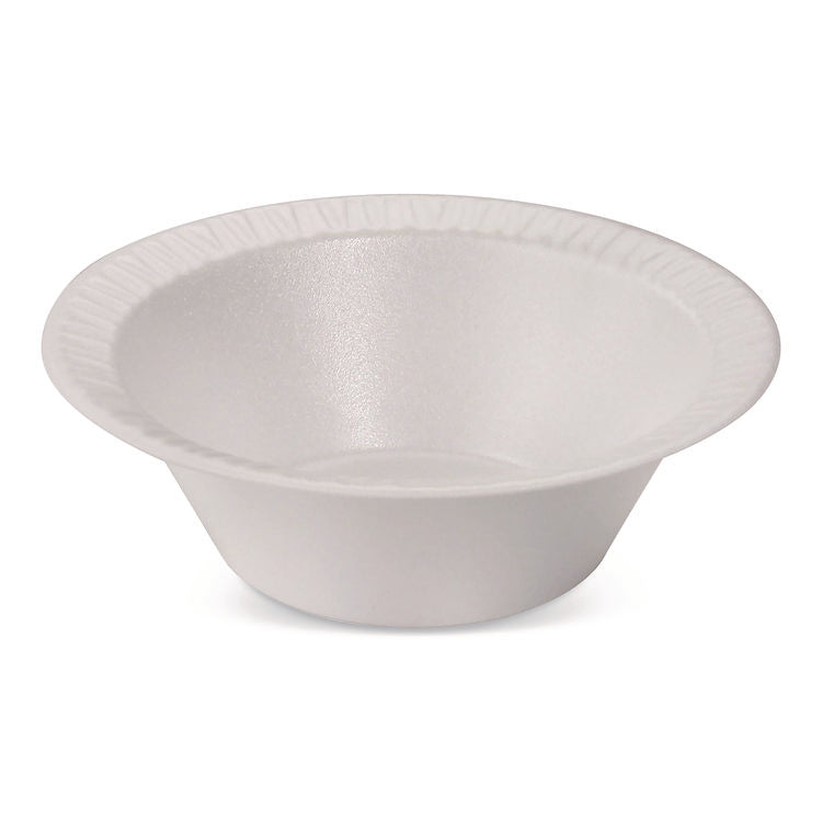 Concorde Foam Bowls, 12 oz, White, 125/Pack