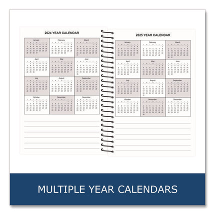 Wirebound Academic Weekly Planner, Assorted Cover Colors, 8 x 5.5, 14-Month (July - August) 2023-2024, 28/Carton