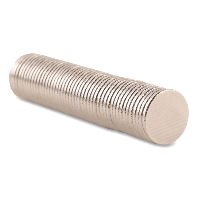 Matrix Magnets, Circles, Silver, 0.38" Diameter, 50/Pack