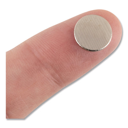 Matrix Magnets, Circles, Silver, 0.38" Diameter, 50/Pack