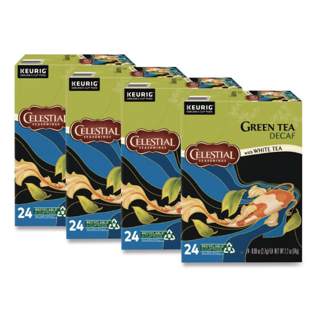 Decaffeinated Green Tea K-Cups, 96/carton