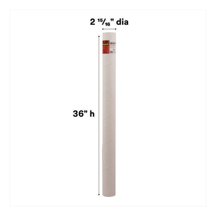 Mailing Tube, 36" Long, 3" Diameter, White