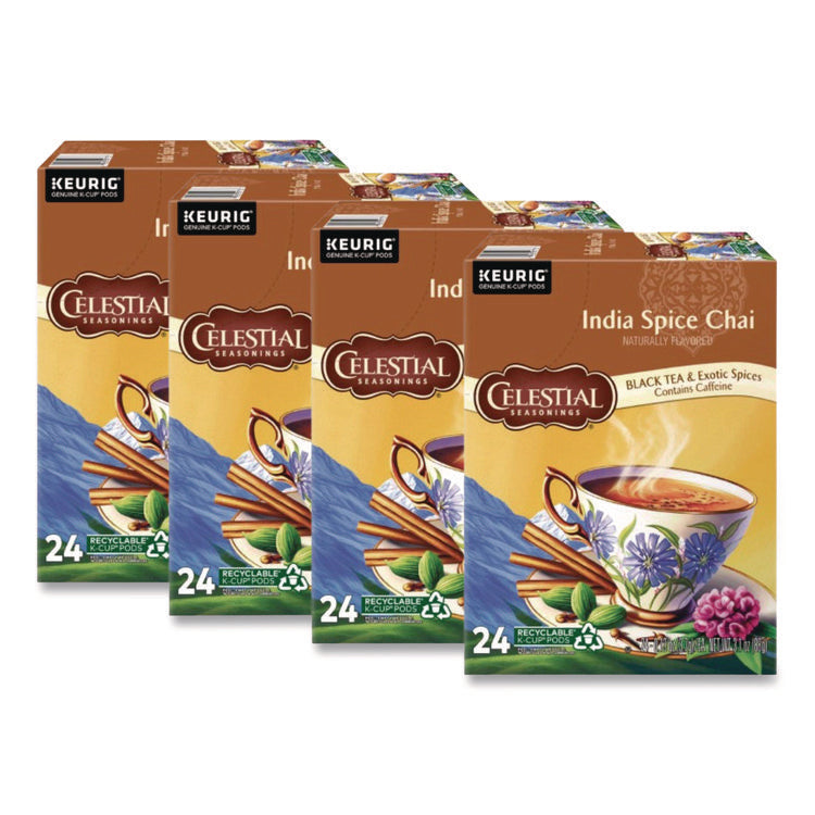India Spice Chai Tea K-Cups, 96/carton