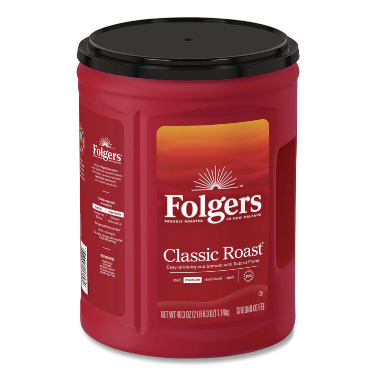 Classic Roast Ground Coffee, Classic Roast, 40.3 oz Canister