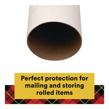 Mailing Tube, 48" Long, 4" Diameter, White