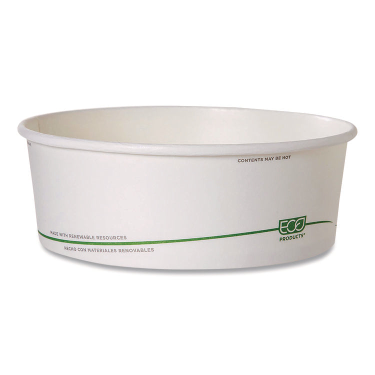 GreenStripe Paper Food Containers, 32 oz, 7.28" dia x 2.48", White, 300/Carton