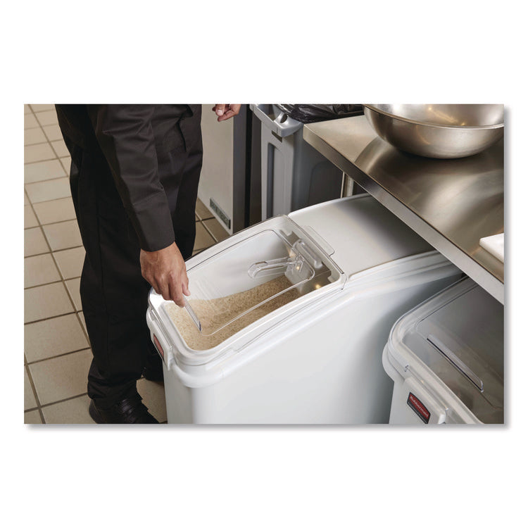ProSave Mobile Ingredient Bin, 20.57 gal, 13.13 x 29.25 x 28, White, Plastic