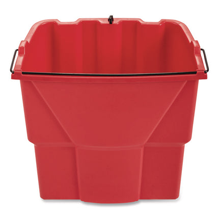 Wavebrake 2.0 Dirty Water Bucket, 18 Qt, Plastic, Red