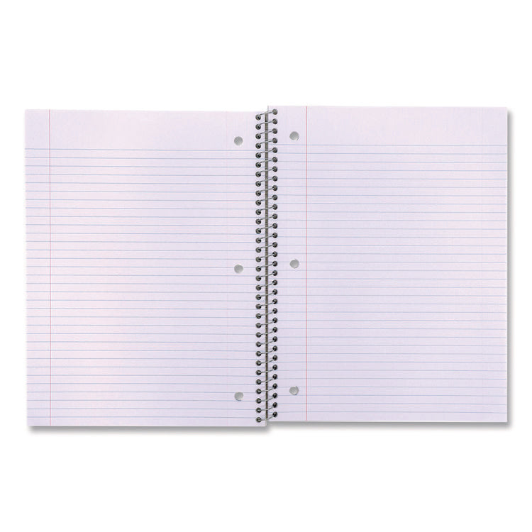 1-Subject Notebook, Medium/College Rule, Assorted Haze Cover Colors, (50) 10.5 x 8 Sheets, 3/Pack