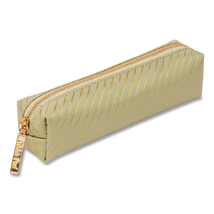 Pencil Case, 8.07 x 2.36 x 2.55, Green, 6/Pack