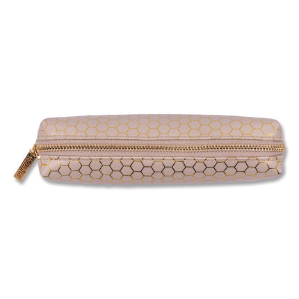 Pencil Case, 8.07 x 2.36 x 2.55, Taupe, 6/Pack