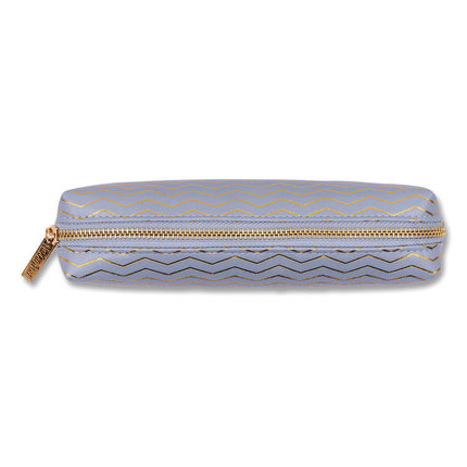 Pencil Case, 8.07 x 2.36 x 2.55, Blue, 6/Pack