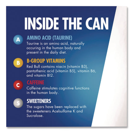 Energy Drink, Sugar-Free, 8.4 Oz Can, 24/carton