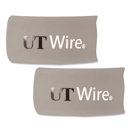 Speedy-Wrap Magnetic Cable Wrap, 0.82" X 10", Gray, 2/pack