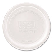 Compostable Clear PLA Plastic Portion Cup Lids, Fits 2 oz to 4 oz Portion Cups, Clear, 2,000/Carton