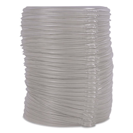 Worldview 100 Percent Recycled Content Lid, 7.93" Diameter x 0.6" h, Clear, 400/Carton