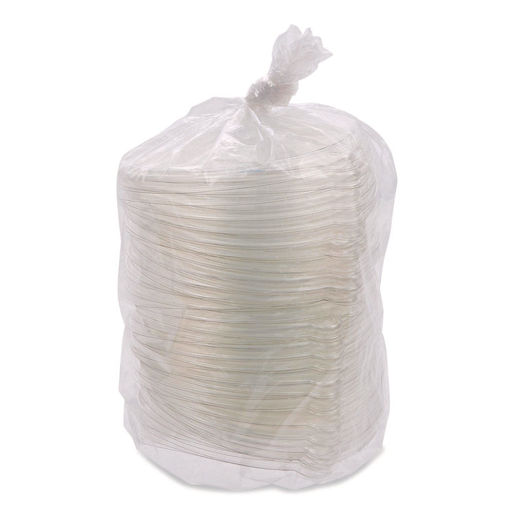 Worldview 100 Percent Recycled Content Lid, 7.93" Diameter x 0.6" h, Clear, 400/Carton