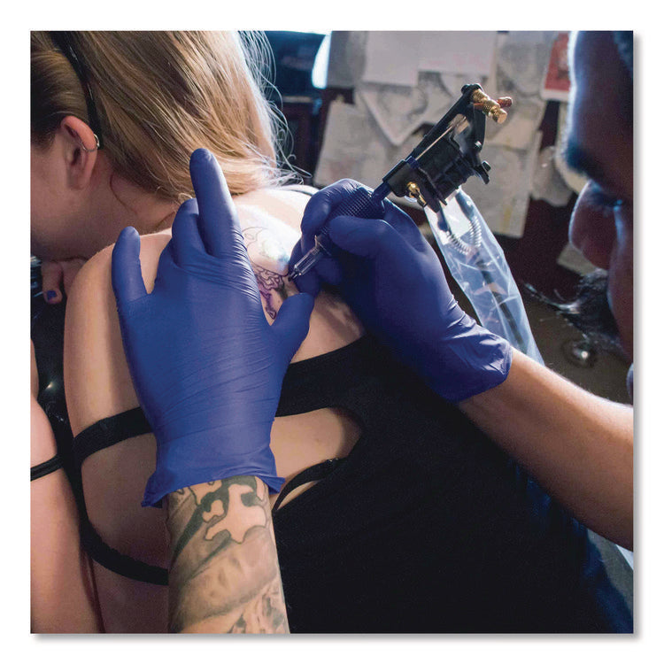 Vinyl Exam Gloves, Powder-Free, Medium, Clear, 100/box