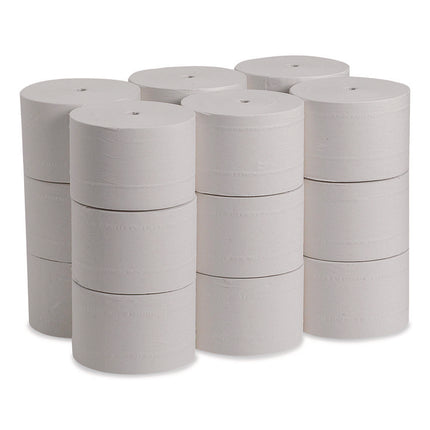 Coreless Bath Tissue, Septic Safe, 2-Ply, White, 1,500 Sheets/Roll, 18 Rolls/Carton