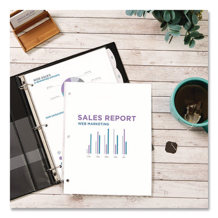 Top-Load Poly Three-Hole Sheet Protectors, Non-Glare, Letter, 50/box