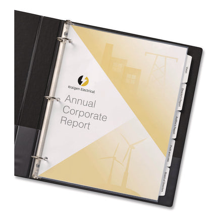 Top-Load Poly Three-Hole Sheet Protectors, Non-Glare, Letter, 50/box