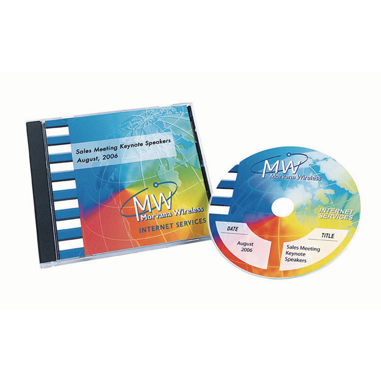 Inkjet Full-Face Cd Labels, Matte White, 40/pack