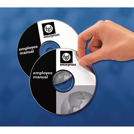 Laser Cd Labels, Matte White, 50/pack