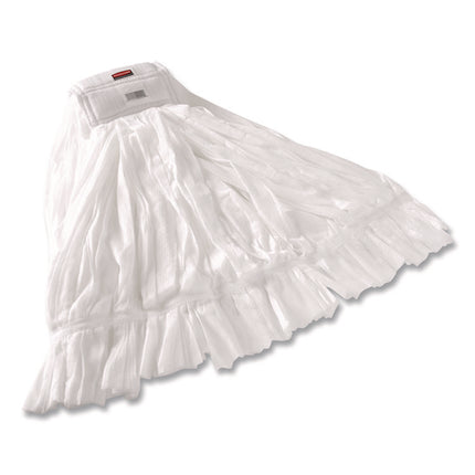 Disposable Mop, Nonwoven Fiber, #24, 5" Headband, White