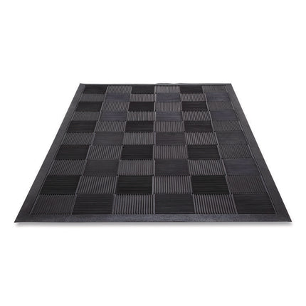 Parquet Wiper Scraper Mat, 36 X 60, Black