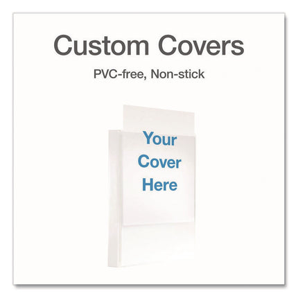 XtraLife ClearVue Non-Stick Slant-D Ring Binder, 3 Rings, 1" Capacity, 11 x 8.5, White