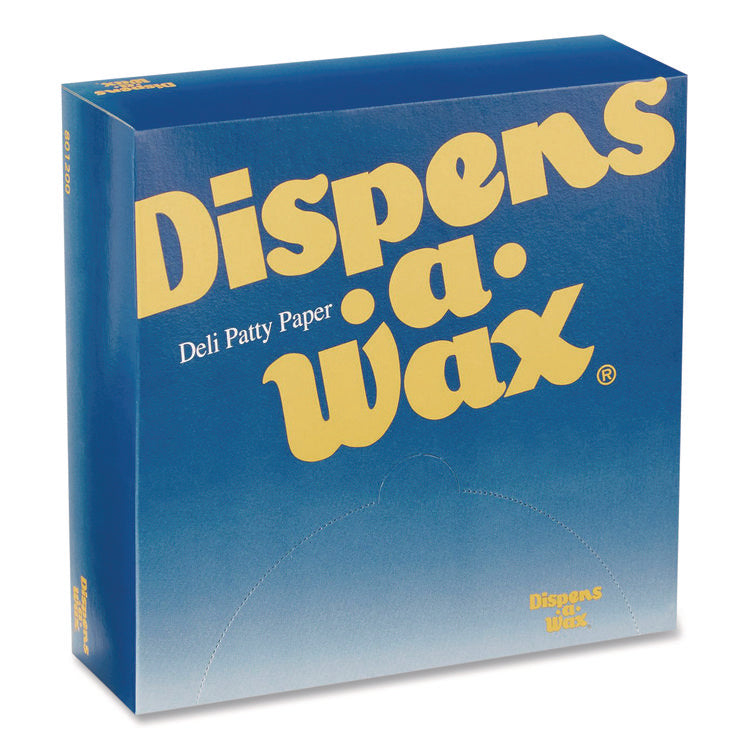 Dispens-A-Wax Waxed Deli Patty Paper, 6 x 6, 1,000/Box, 10 Boxes/Carton