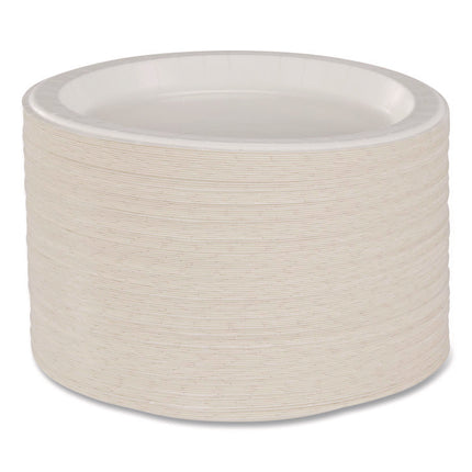 Heavy-Weight Paper Plates, 8.5" dia, 125/Pack, 4 Packs/Carton