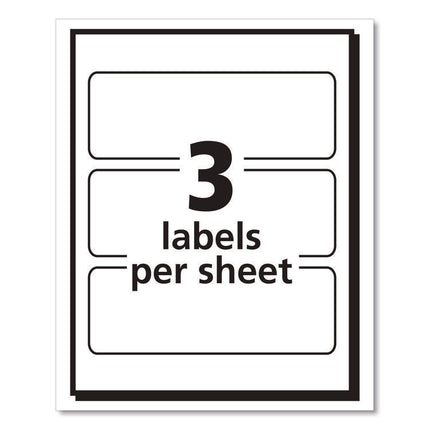 Removable Multi-Use Labels, Inkjet/laser Printers, 1.5 X 4, White, 3/sheet, 50 Sheets/pack, (5452)