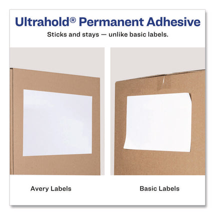 Shipping Labels With Trueblock Technology, Inkjet Printers, 5.06 X 7.62, White, 25 Sheets/pack