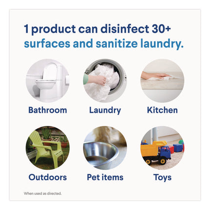 Concentrated Regular Disinfecting Bleach, 81 oz Bottle, 6/Carton