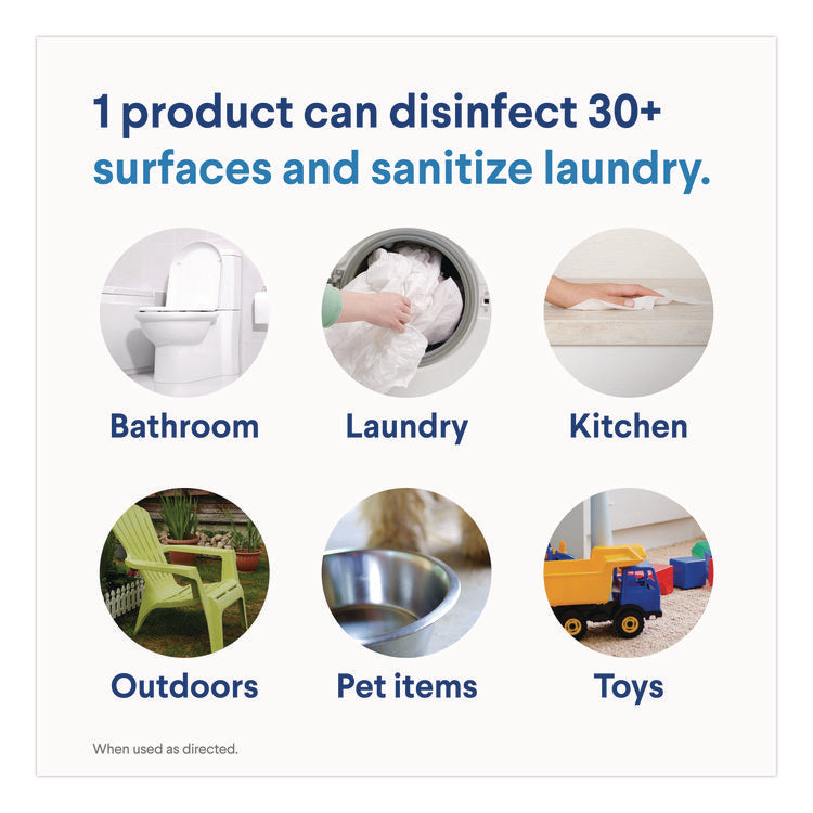 Concentrated Regular Disinfecting Bleach, 81 oz Bottle, 6/Carton