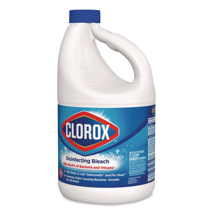 Concentrated Regular Disinfecting Bleach, 81 oz Bottle, 6/Carton