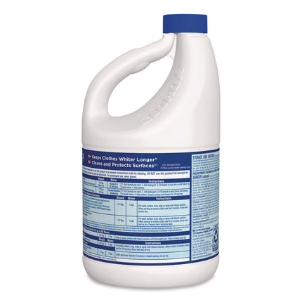 Concentrated Regular Disinfecting Bleach, 81 oz Bottle, 6/Carton